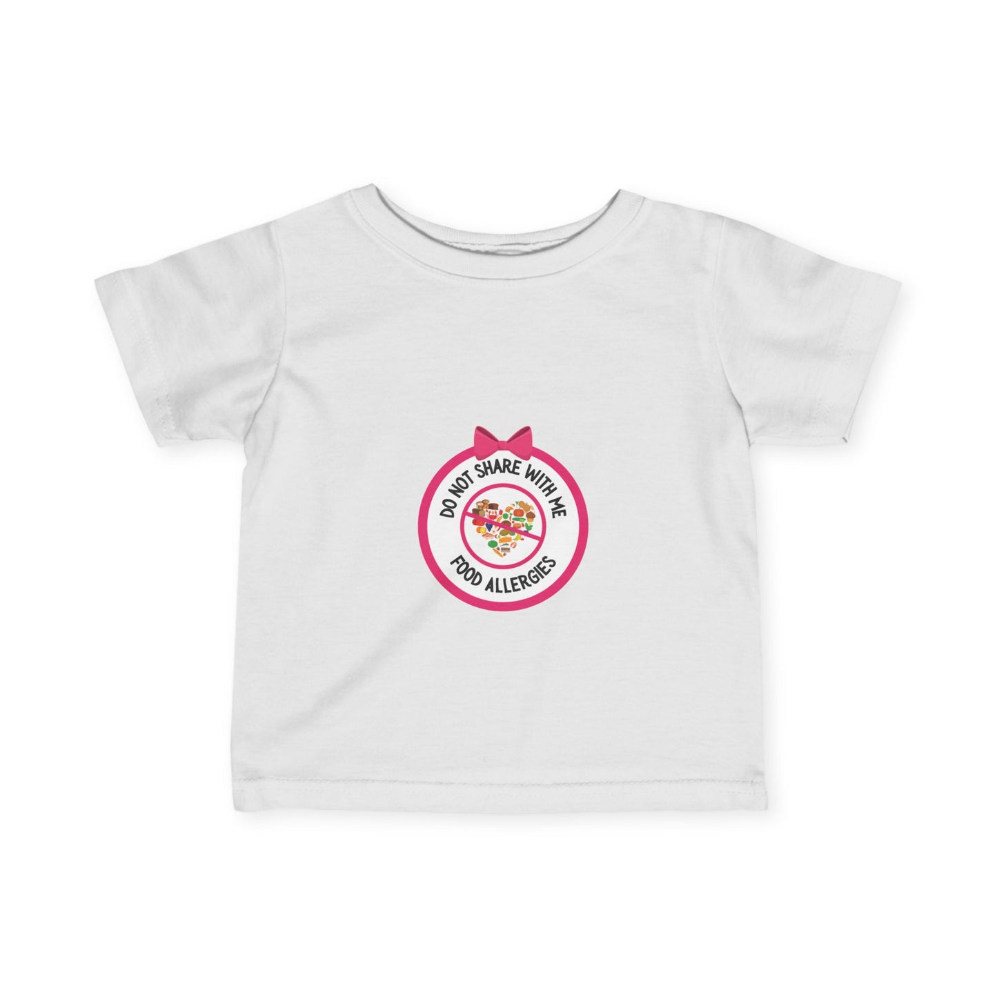 Multiple Allergies Pink Logo Baby Tee