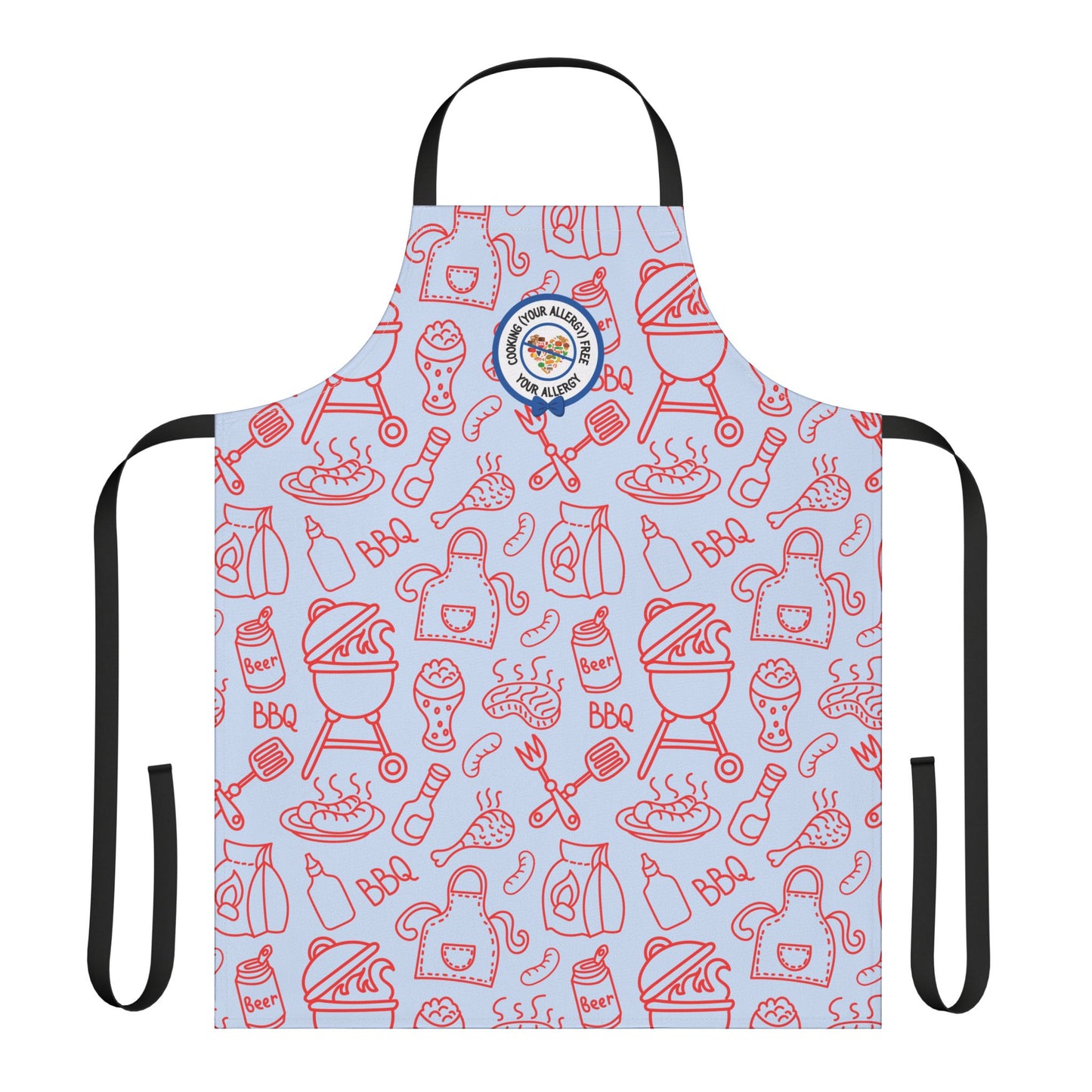 BBQ Blue Logo Apron