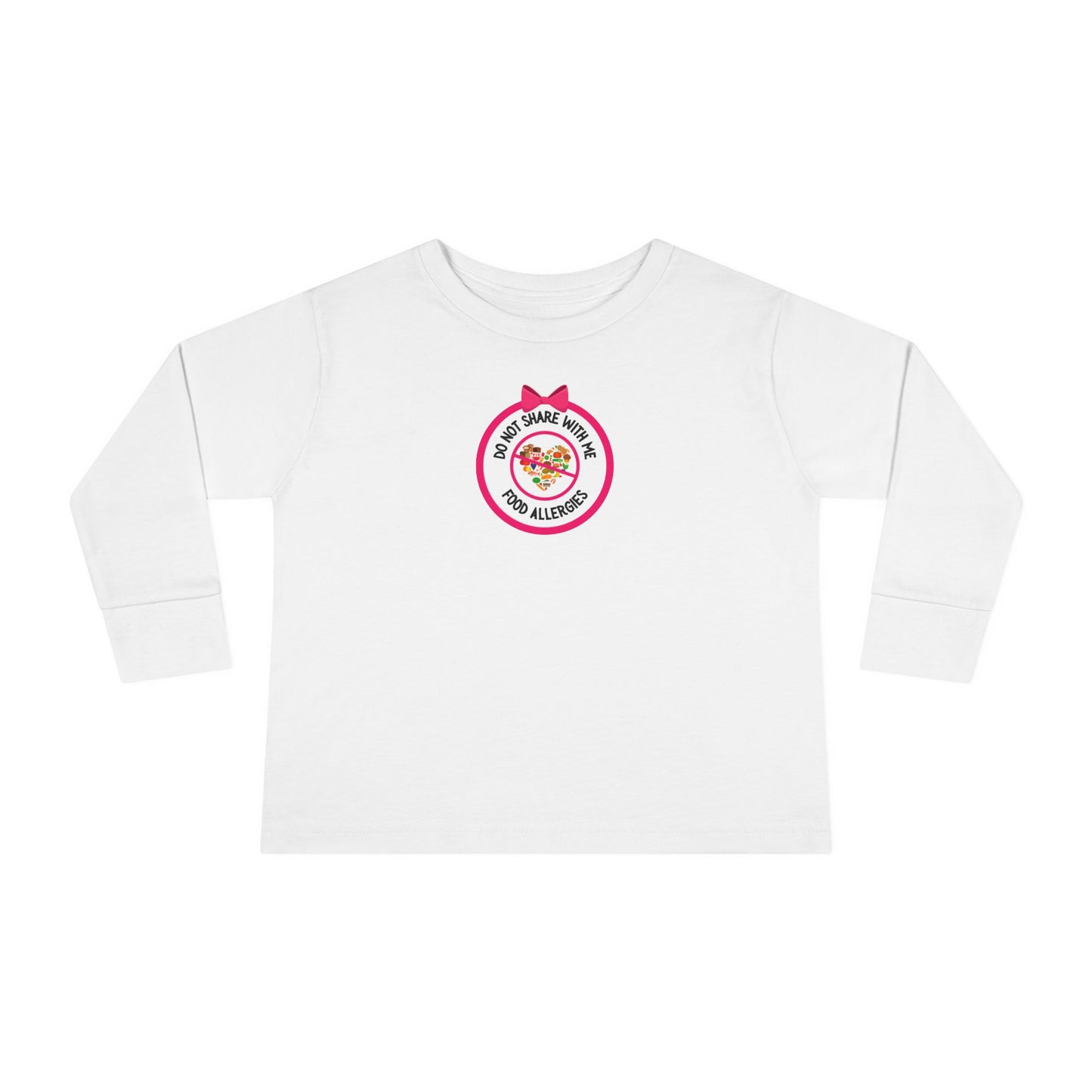 Multiple Allergies Pink Logo Toddler Long Sleeve