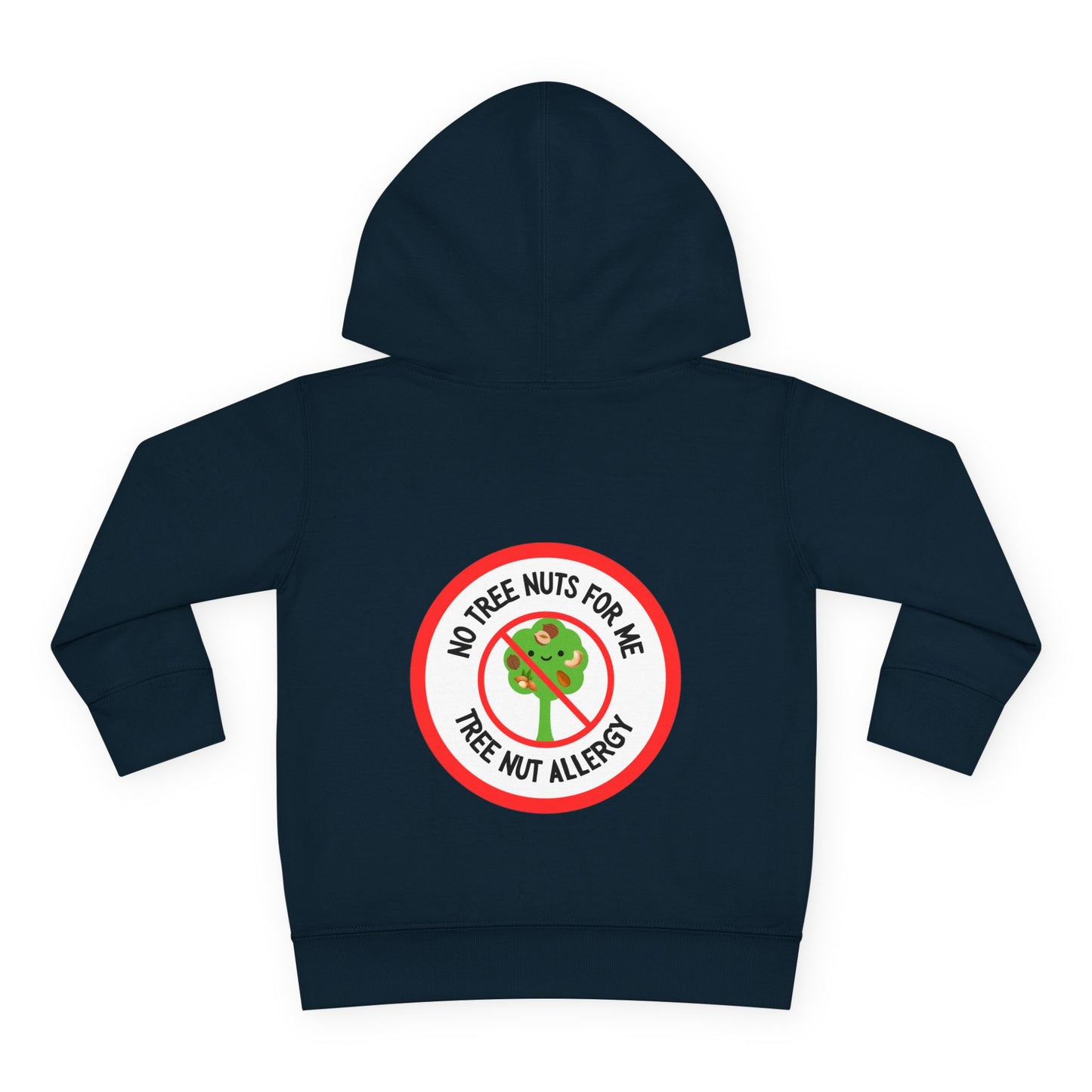 Tree Nut Allergy Red Logo Toddler Hoodie