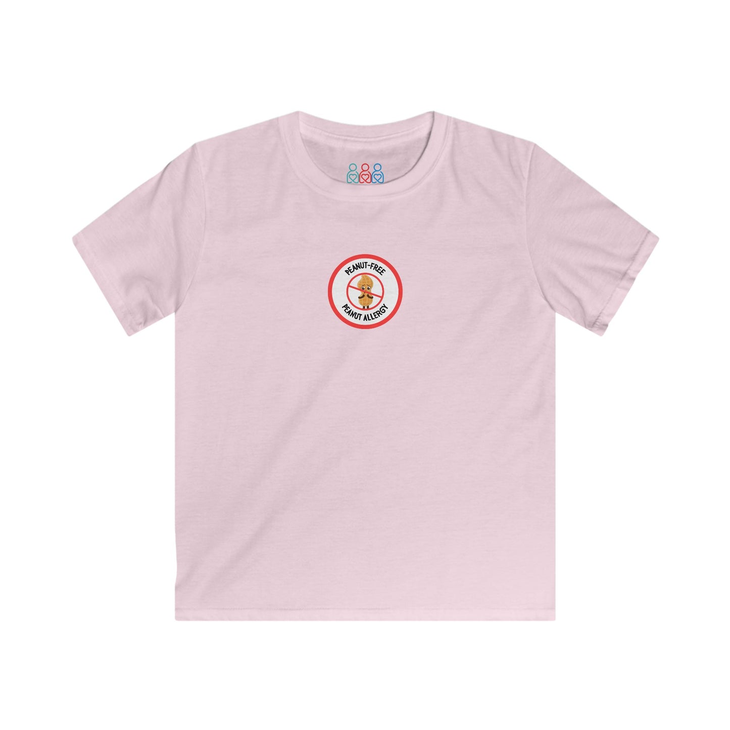 Peanut Allergy Red Logo Youth Tee