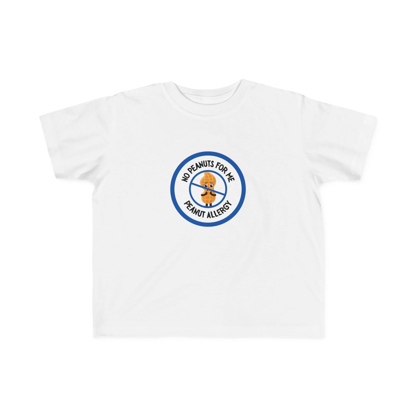 Peanut Allergy Blue Logo Toddler Tee