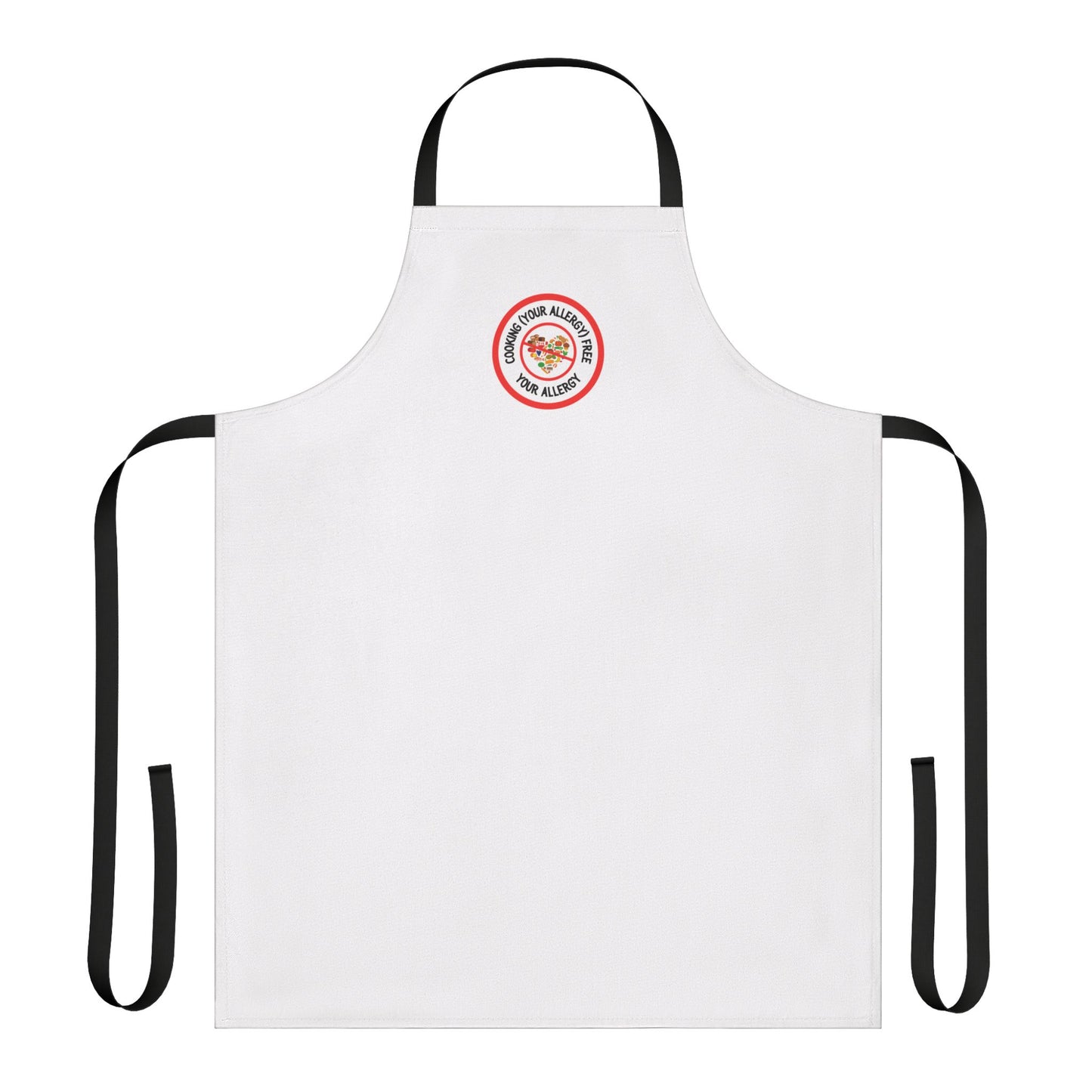 Red Logo Food Allergy Apron