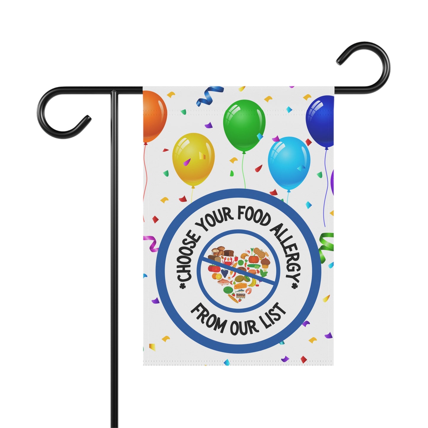 Party Balloon Garden Flag