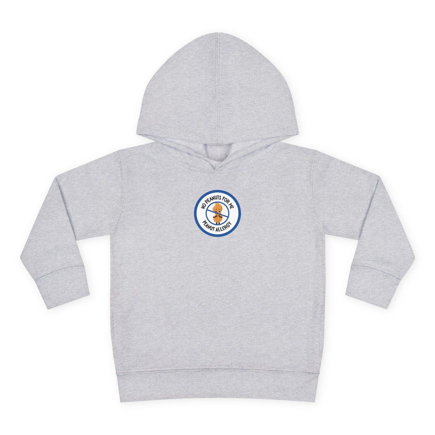 Peanut Allergy Blue Logo Toddler Hoodie