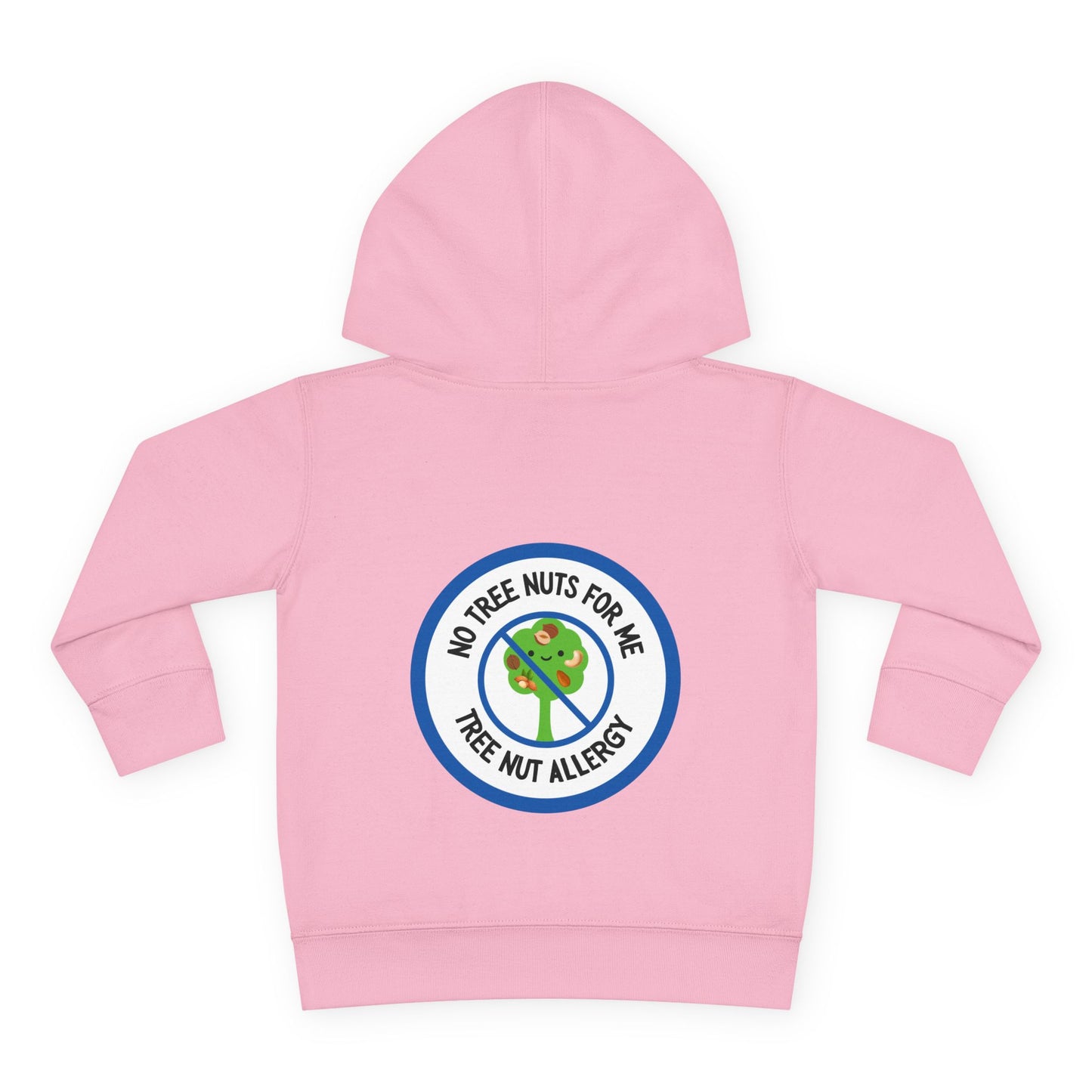 Tree Nut Allergy Blue Logo Toddler Hoodie