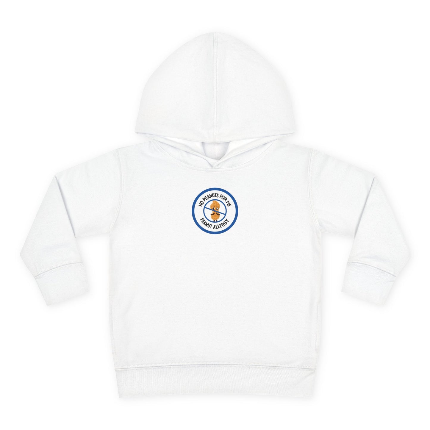 Peanut Allergy Blue Logo Toddler Hoodie