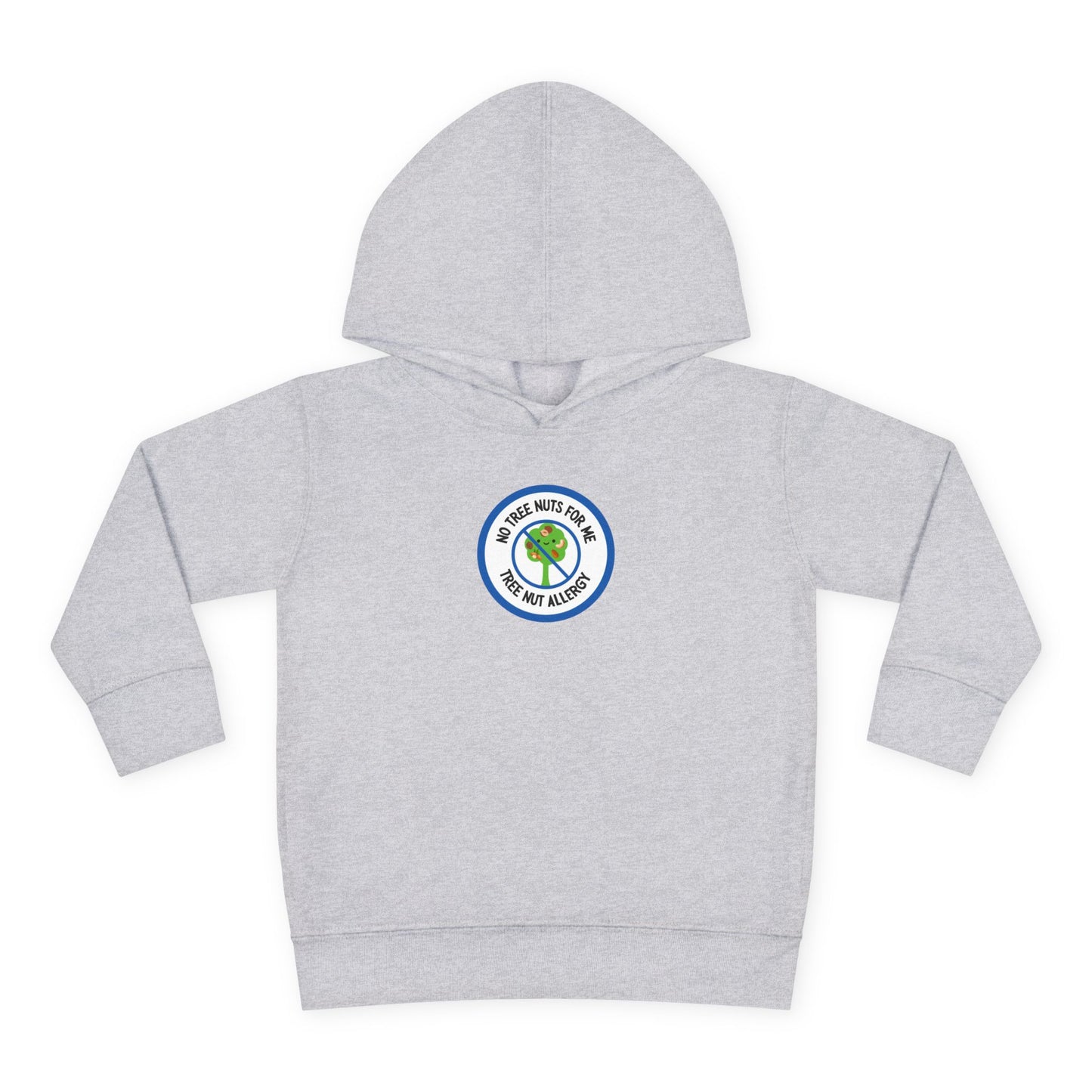 Tree Nut Allergy Blue Logo Toddler Hoodie