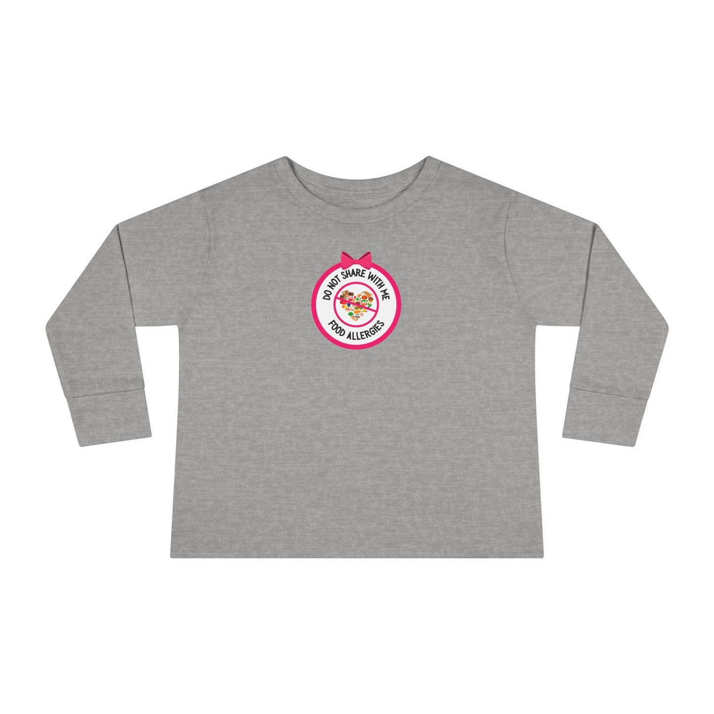 Multiple Allergies Pink Logo Toddler Long Sleeve