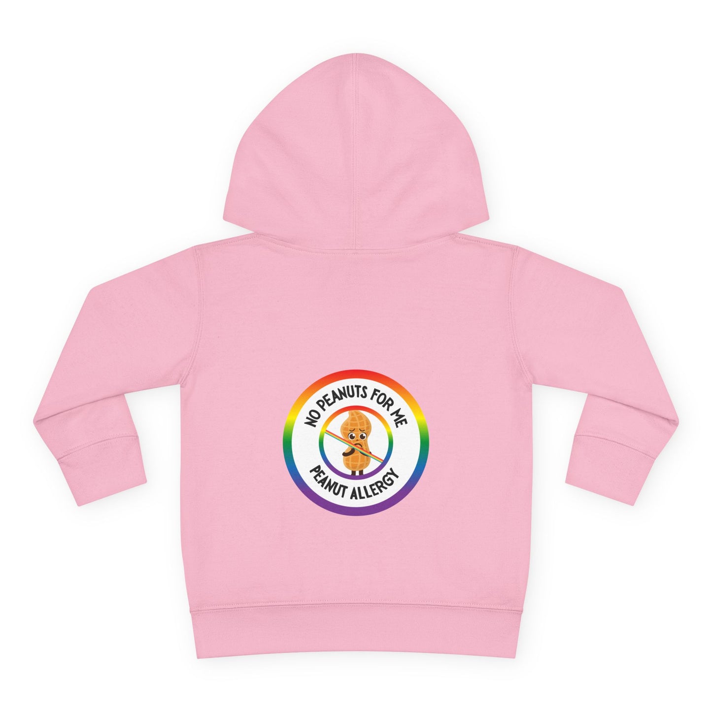 Peanut Allergy Rainbow Logo Toddler Hoodie