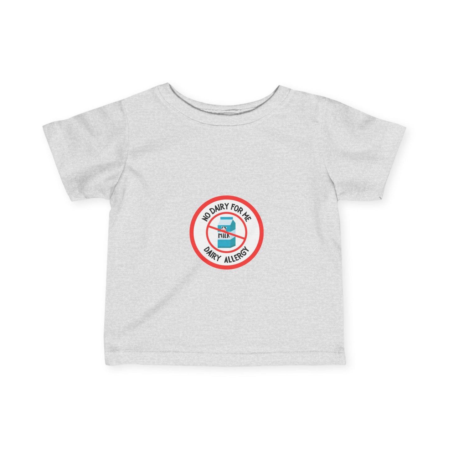 Dairy Allergy Red Logo Baby Tee