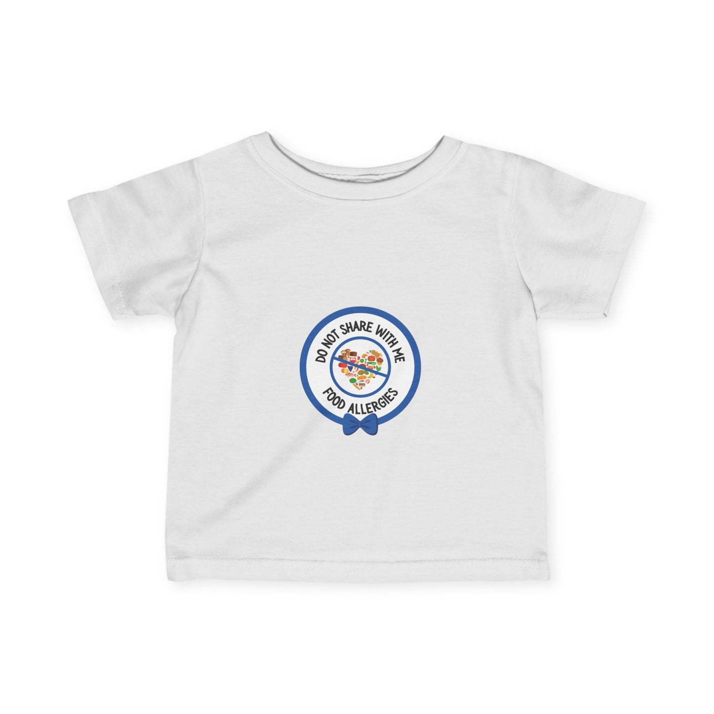Multiple Allergies Blue Logo Baby Tee