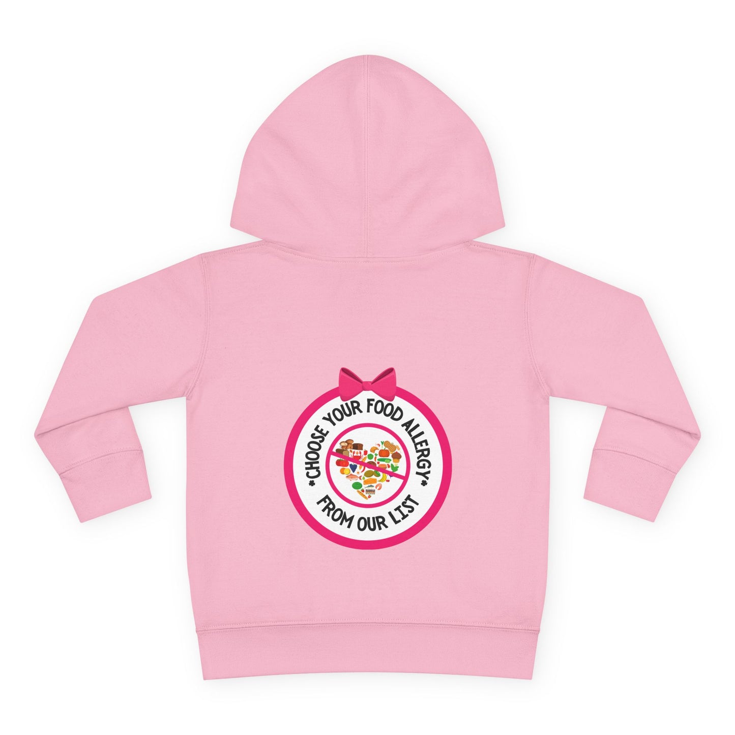 Other Food Allergies Pink Logo Toddler Hoodie