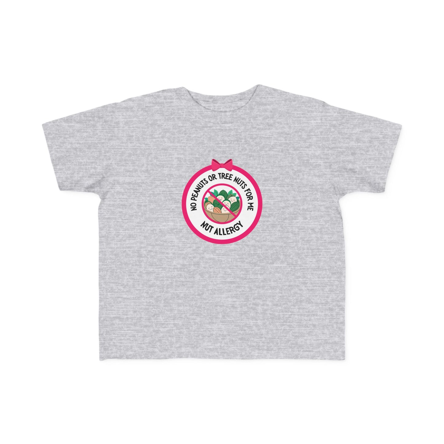 Nut Allergy Pink Logo Toddler Tee