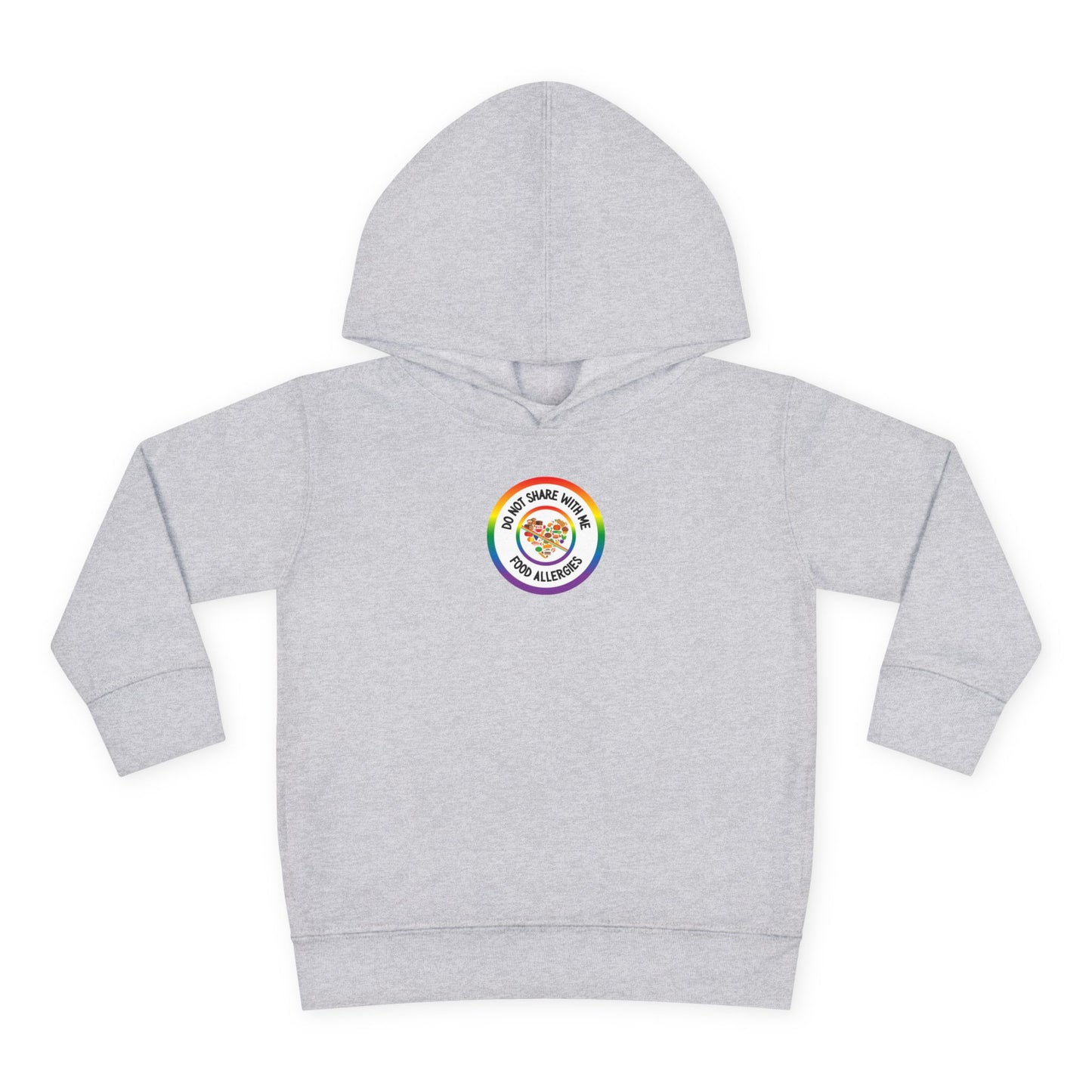 Multiple Allergies Rainbow Logo Toddler Hoodie