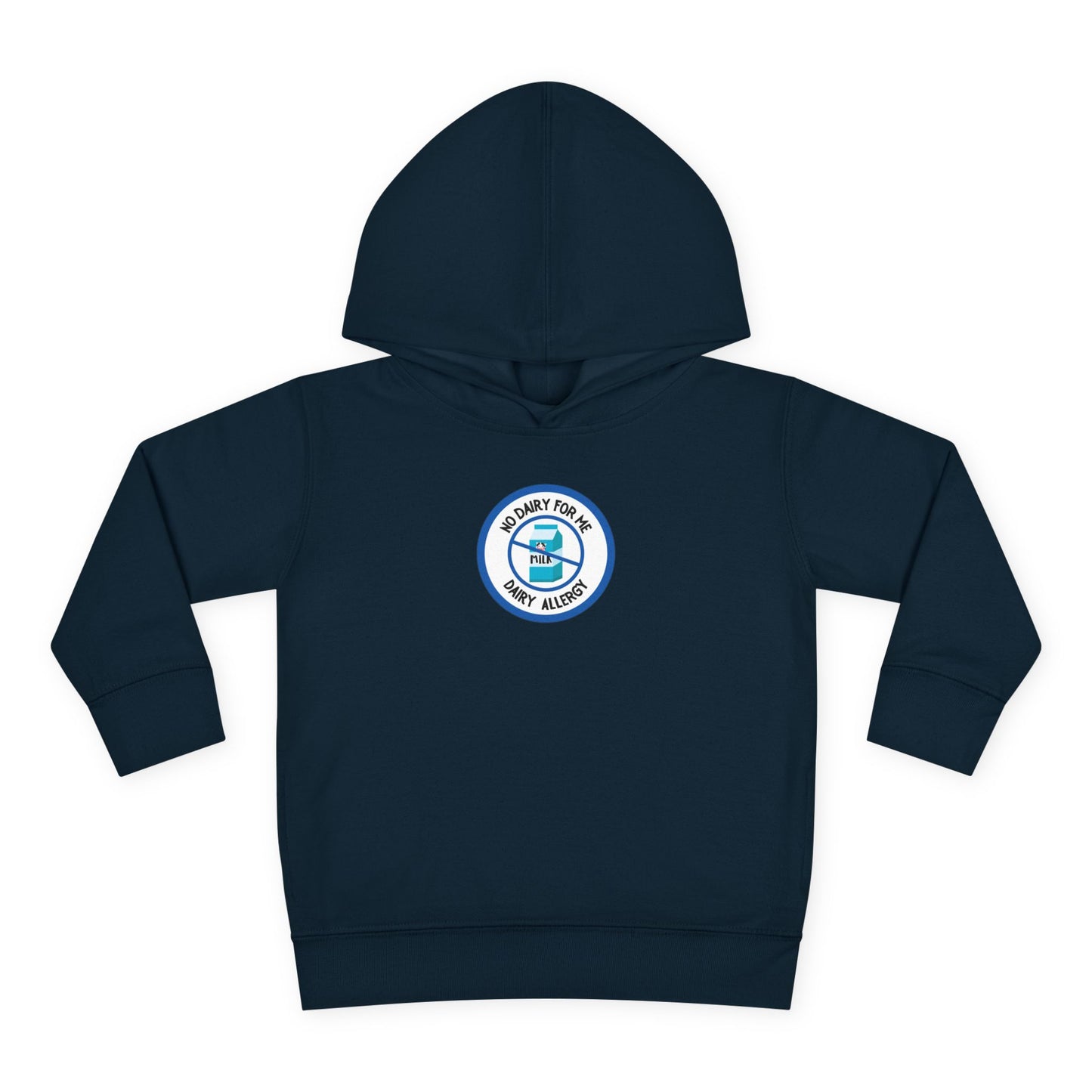 Dairy Allergy Blue Logo Toddler Hoodie