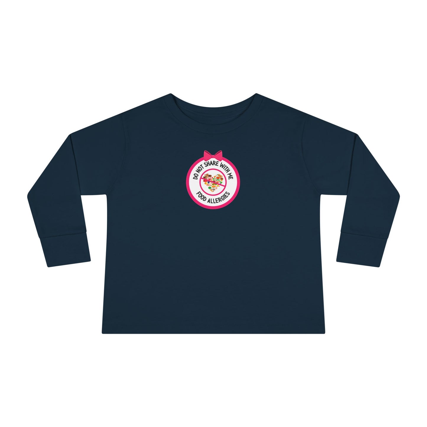 Multiple Allergies Pink Logo Toddler Long Sleeve
