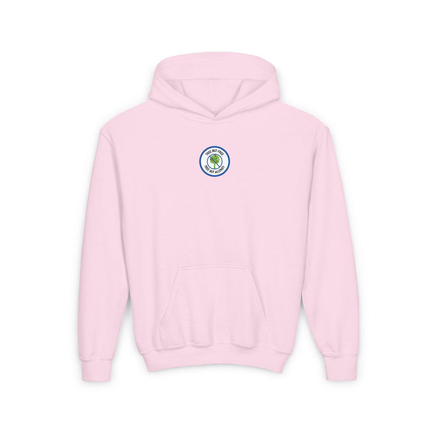 Tree Nut Allergy Blue Logo Youth Hoodie