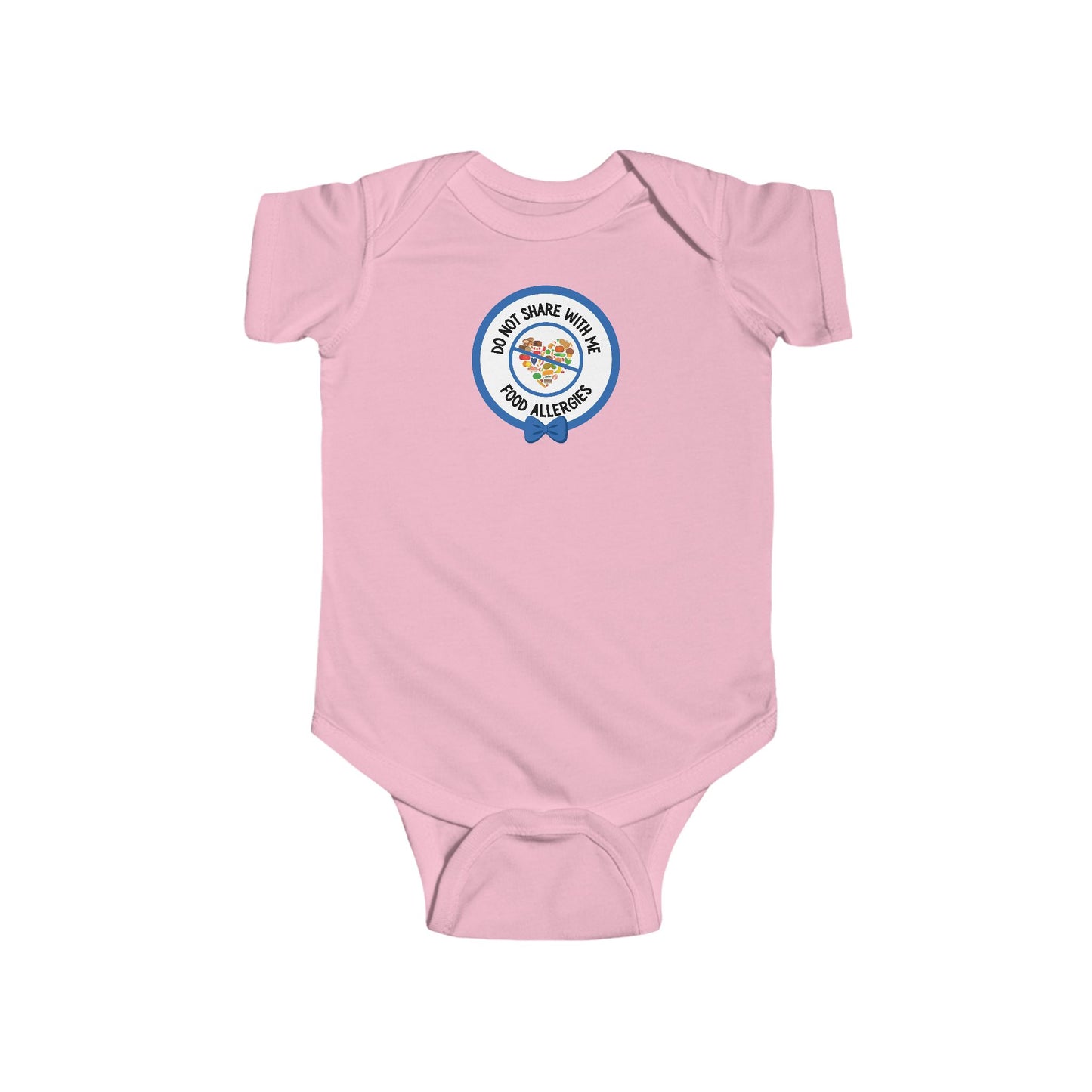 Multiple Allergies Blue Logo Short Sleeve Onesie