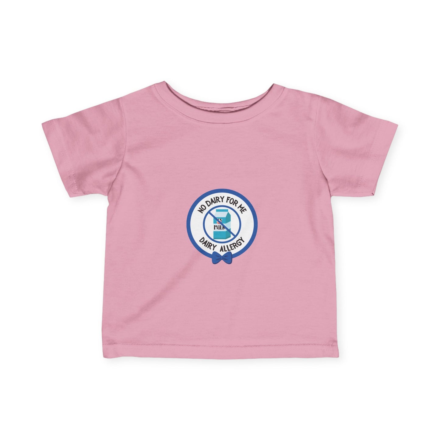 Dairy Allergy Blue Logo Baby Tee