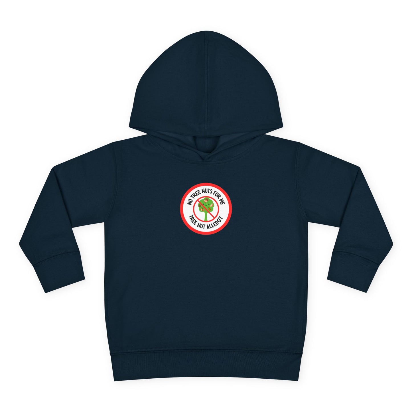 Tree Nut Allergy Red Logo Toddler Hoodie