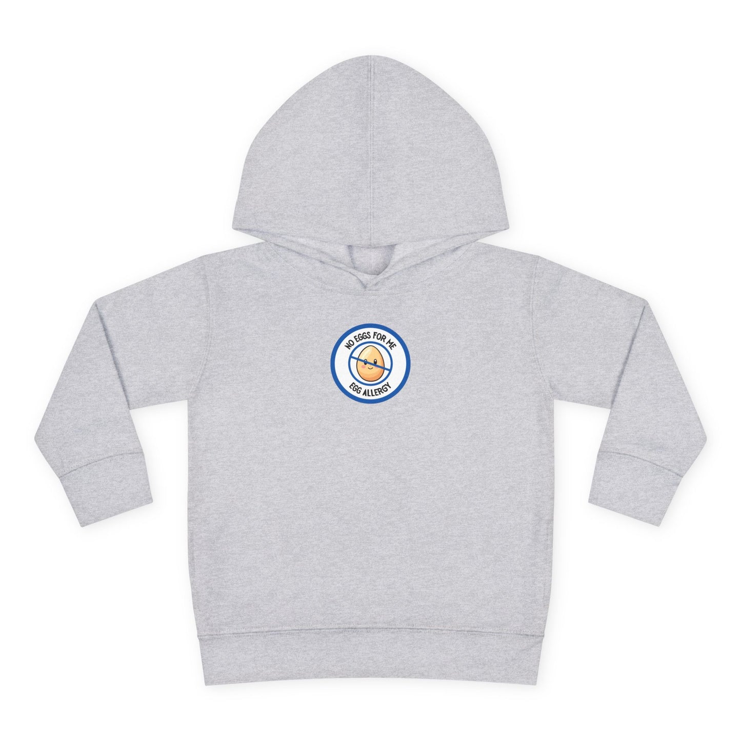 Egg Allergy Blue Logo Toddler Hoodie