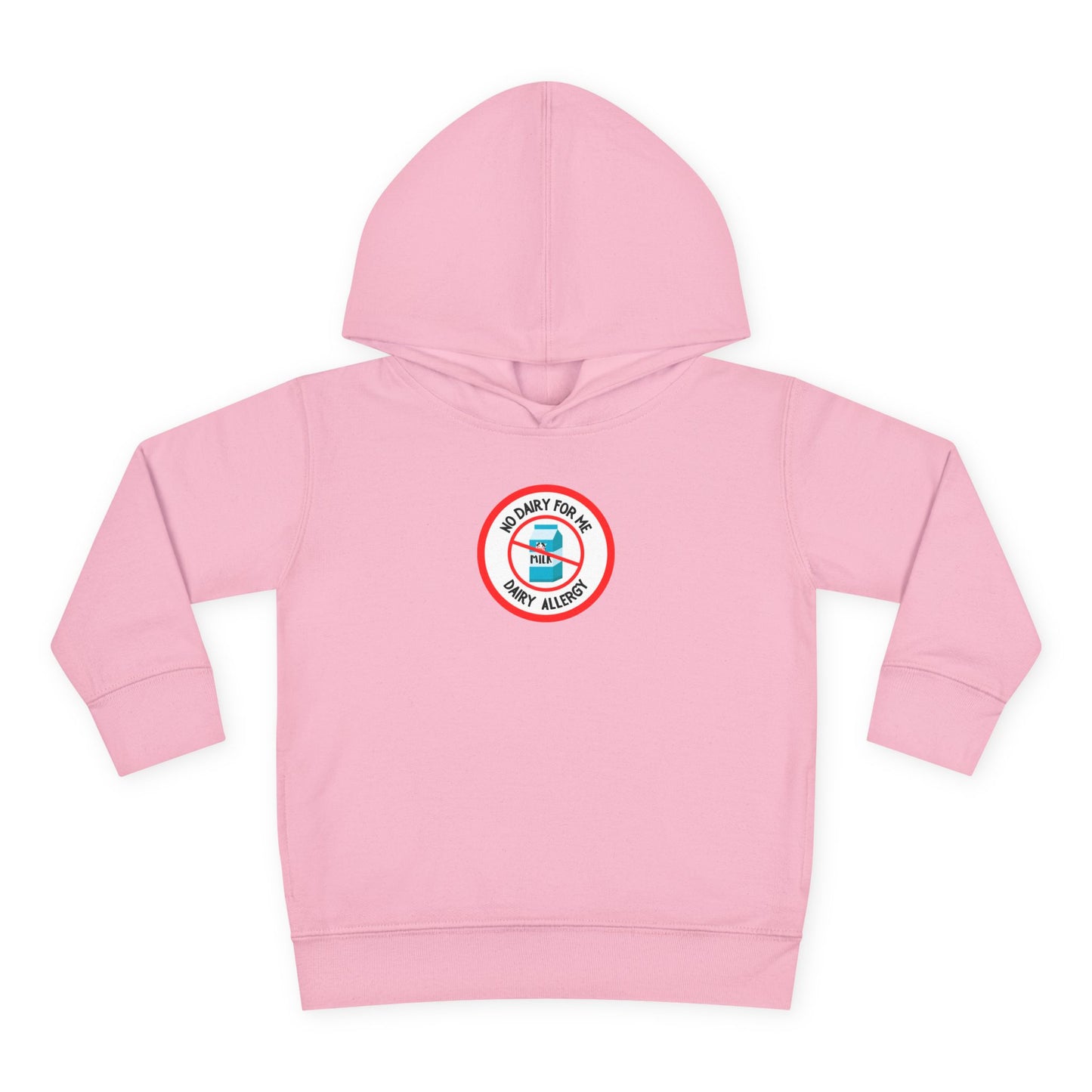 Dairy Allergy Red Logo Toddler Hoodie