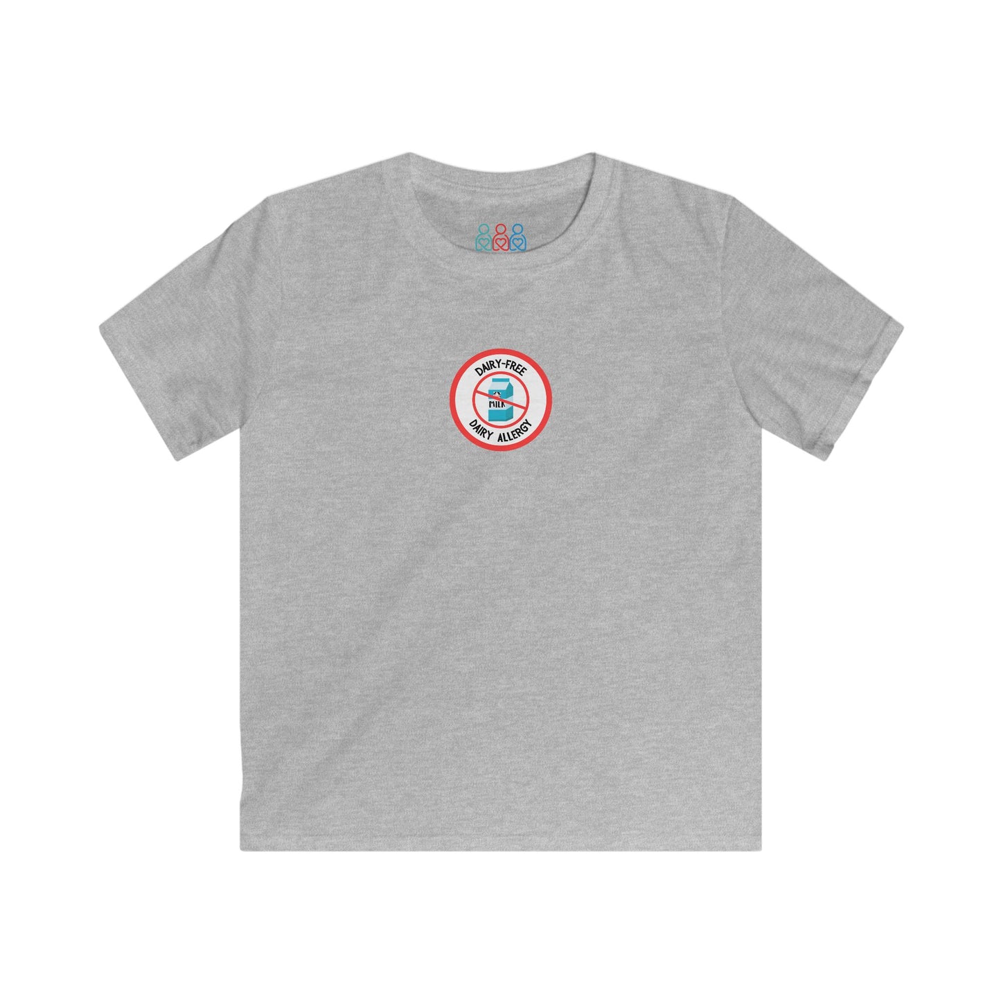 Dairy Allergy Red Logo Youth Tee