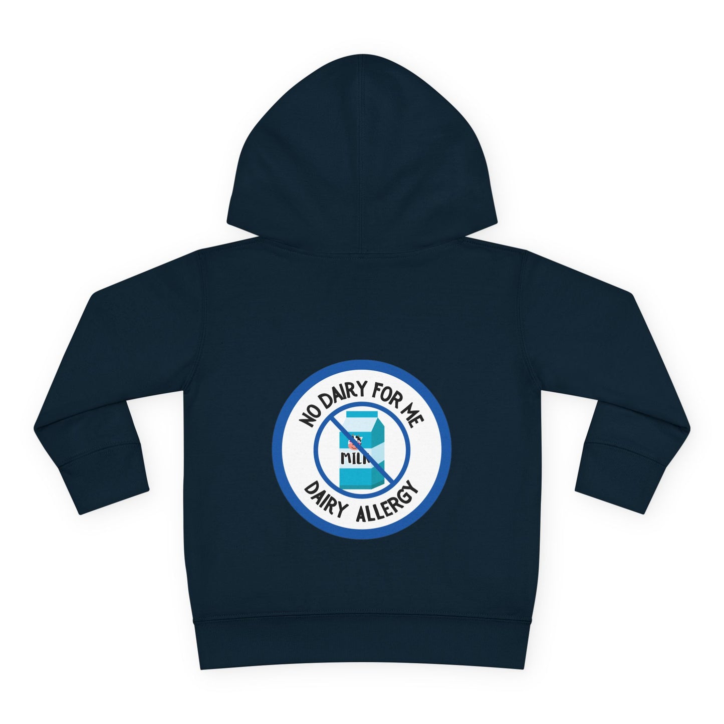 Dairy Allergy Blue Logo Toddler Hoodie