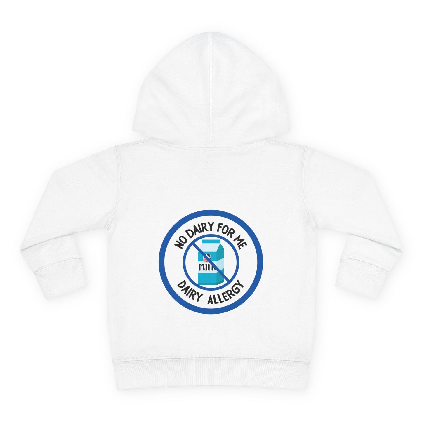 Dairy Allergy Blue Logo Toddler Hoodie