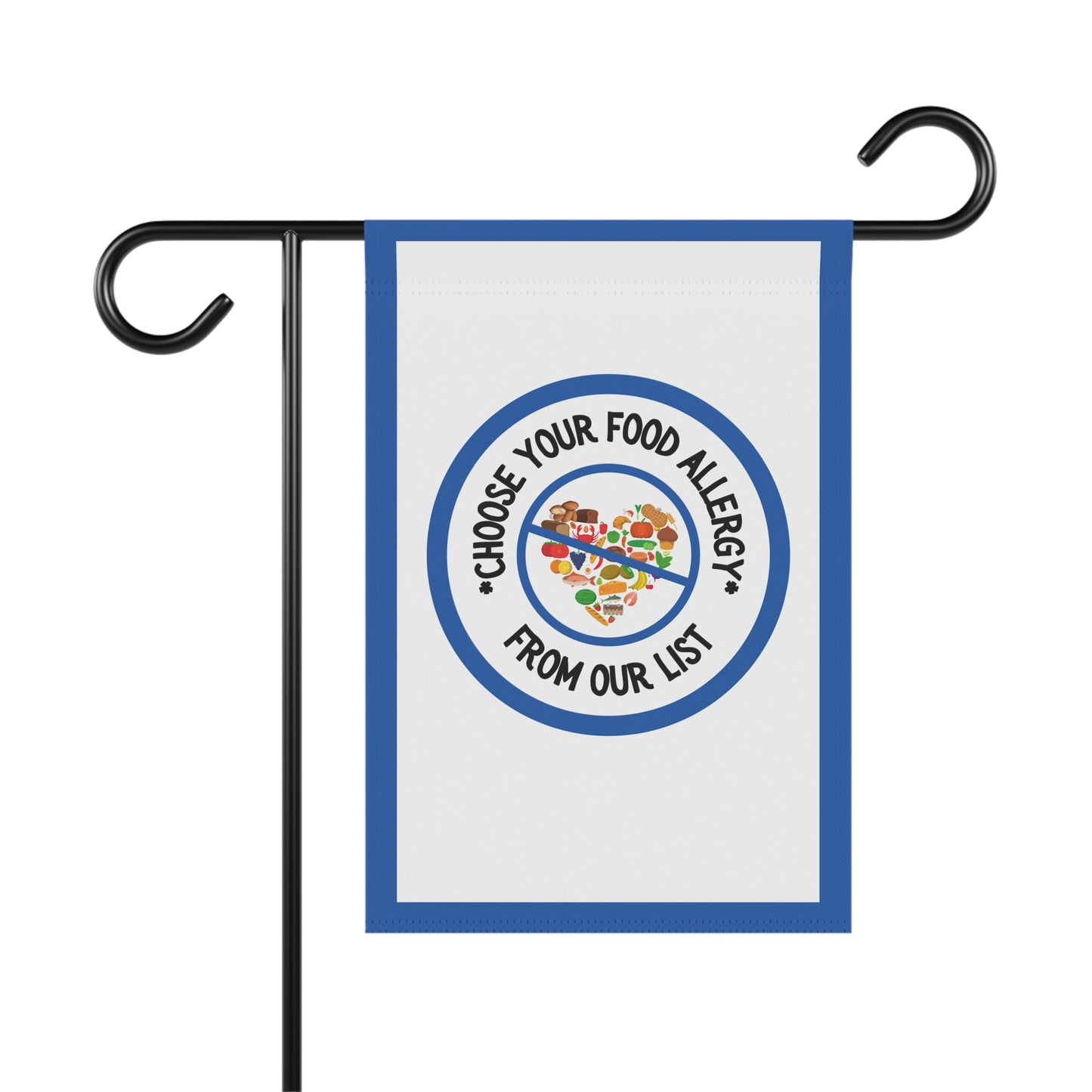 Blue Logo Garden Flag