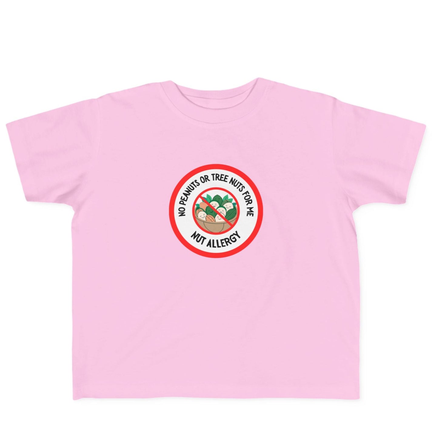 Nut Allergy Red Logo Toddler Tee
