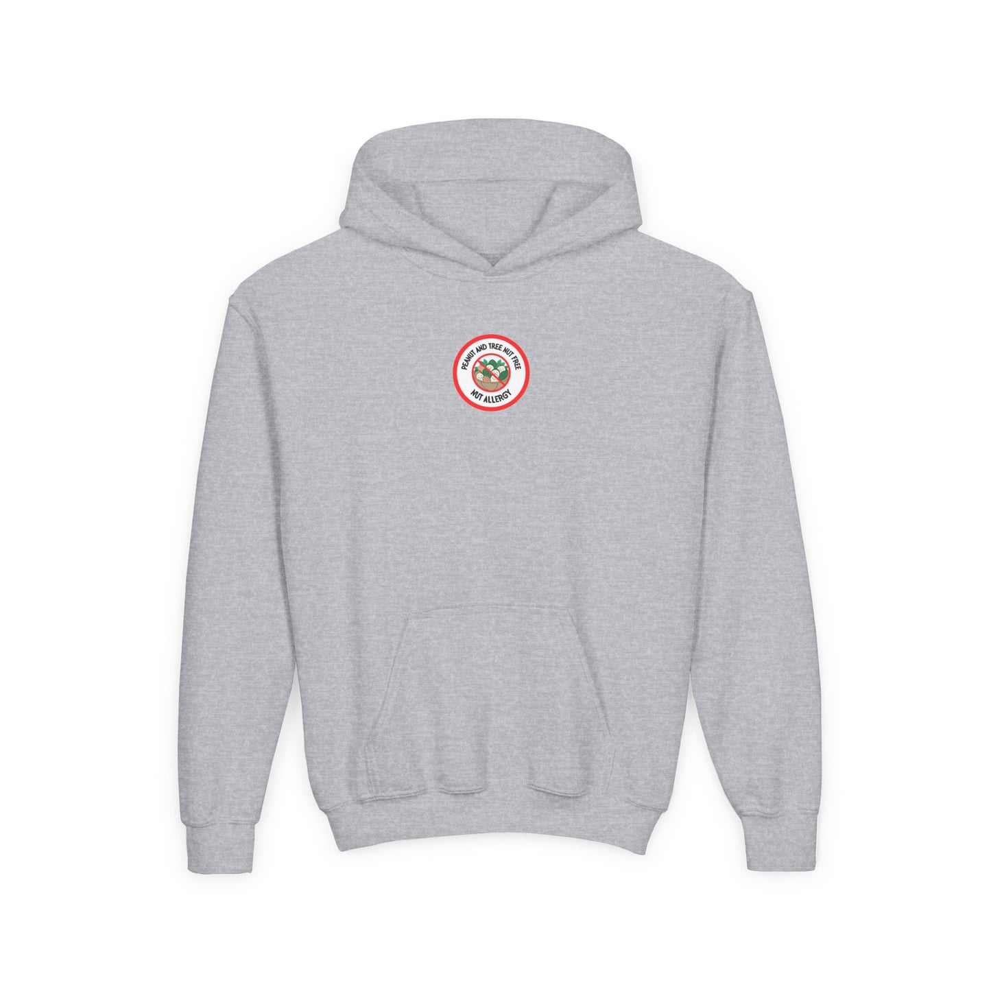 Nut Allergy Red Logo Youth Hoodie