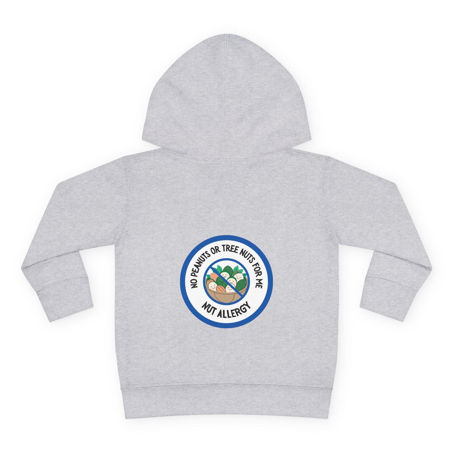 Nut Allergy Blue Logo Toddler Hoodie