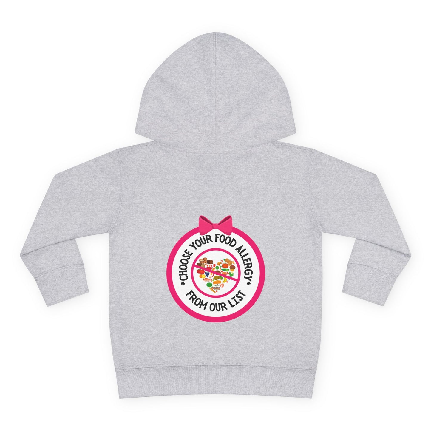 Other Food Allergies Pink Logo Toddler Hoodie