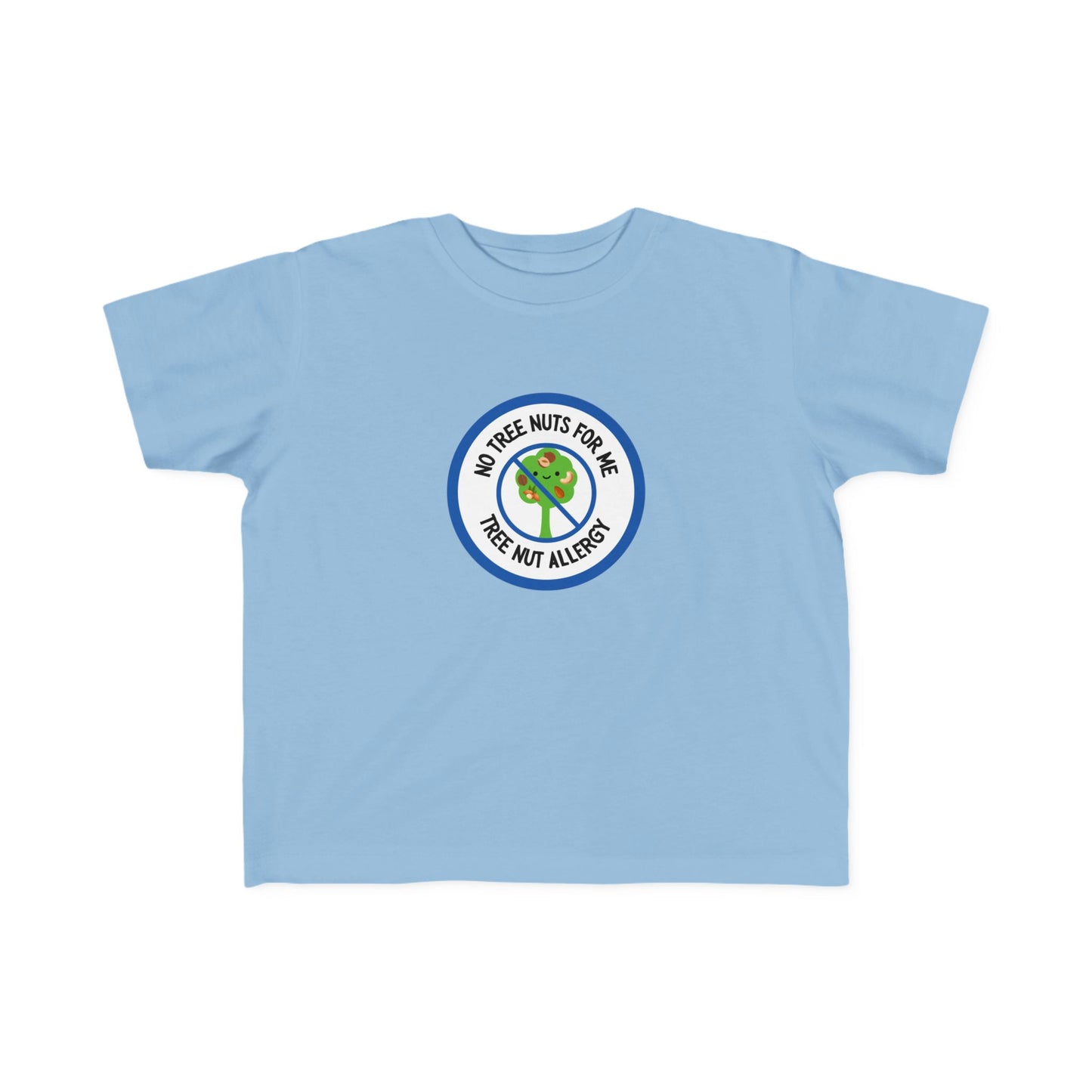 Tree Nut Allergy Blue Logo Toddler Tee