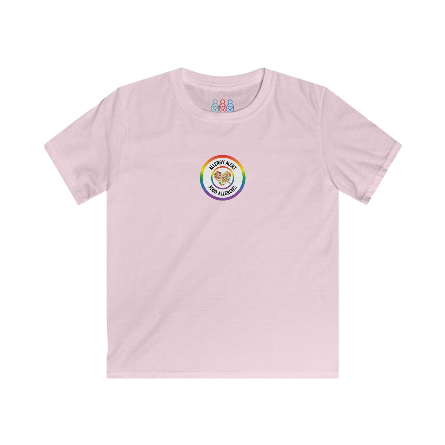 Multiple Allergies Rainbow Logo Youth Tee