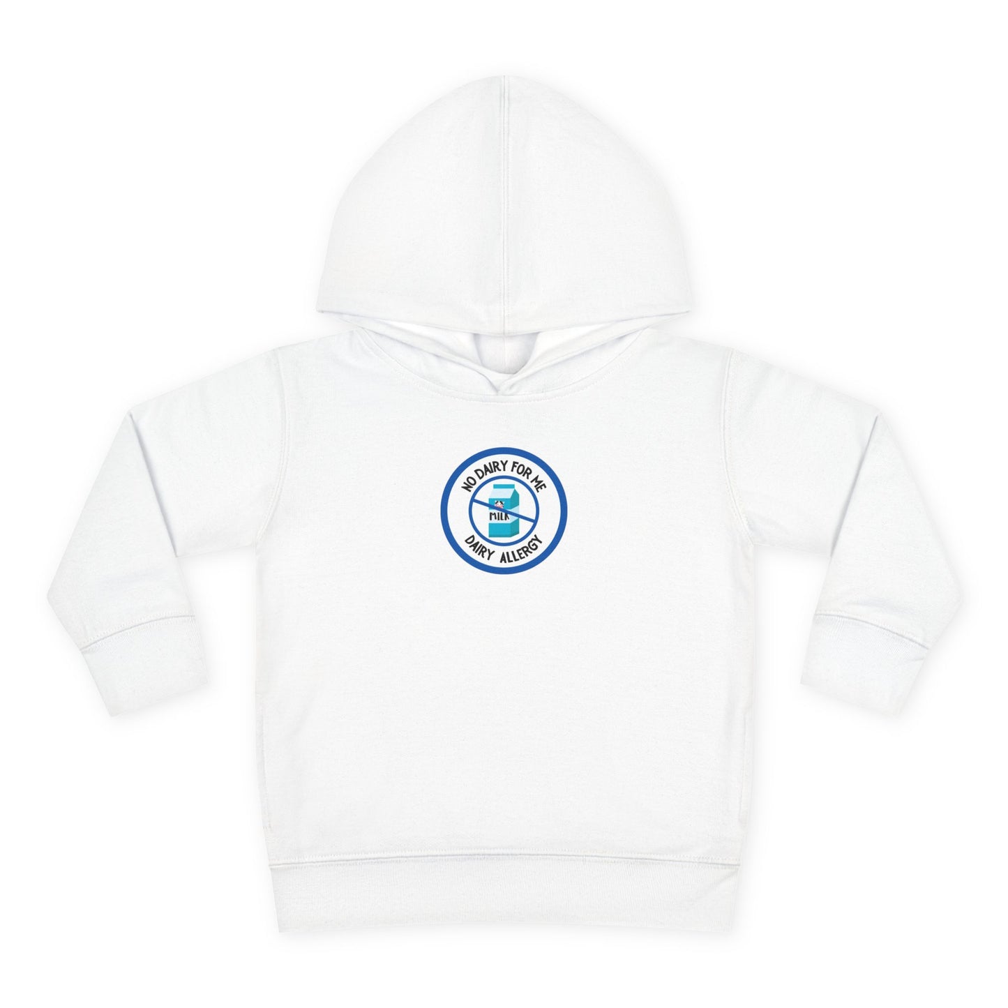 Dairy Allergy Blue Logo Toddler Hoodie