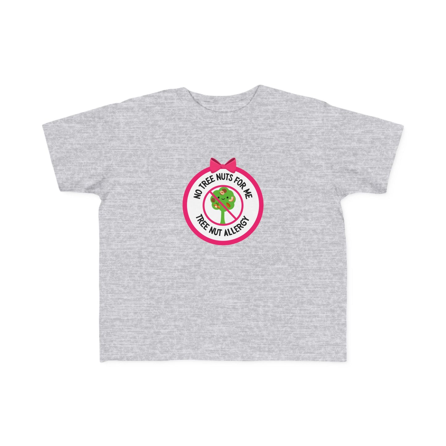 Tree Nut Allergy Pink Logo Toddler Tee