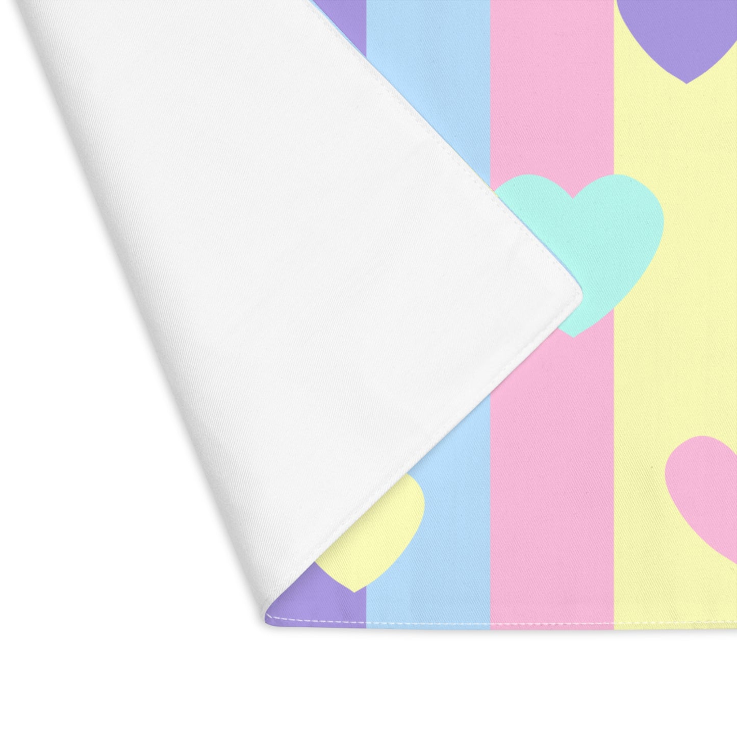 Rainbow Hearts Placemat, 1 pc