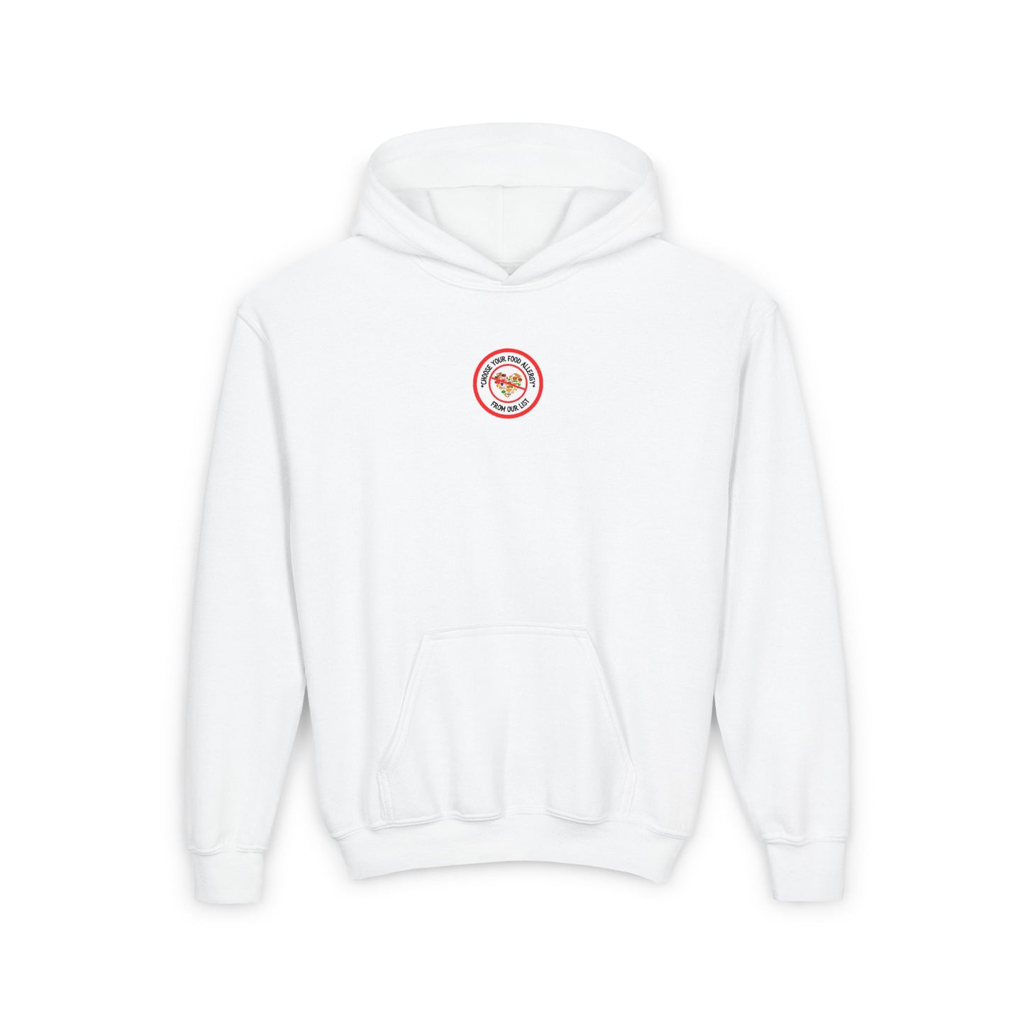 Other Food Allergies Red Logo Youth Hoodie