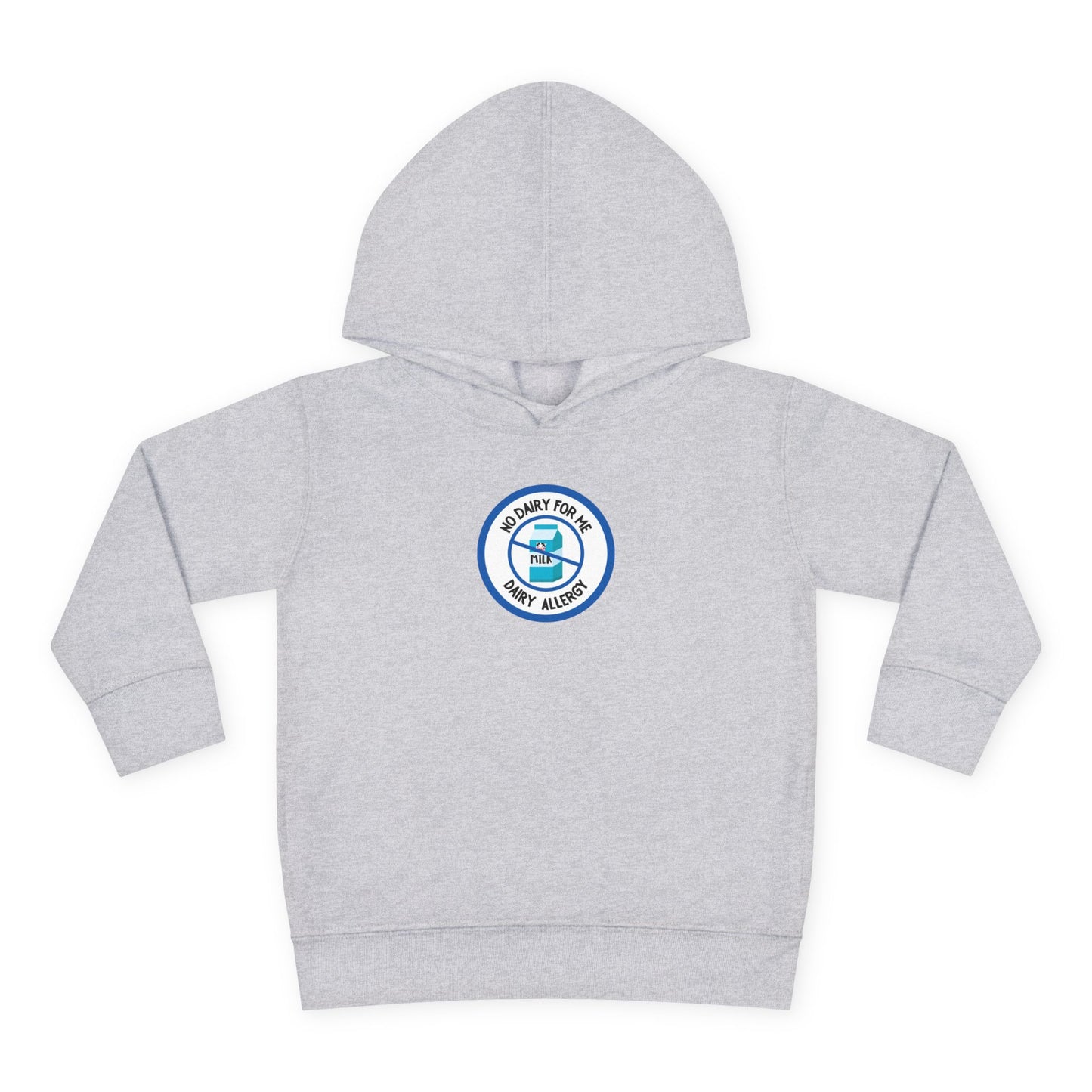 Dairy Allergy Blue Logo Toddler Hoodie