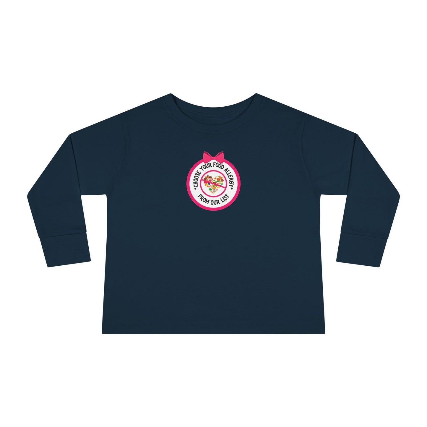 Other Food Allergies Pink Logo Toddler Long Sleeve