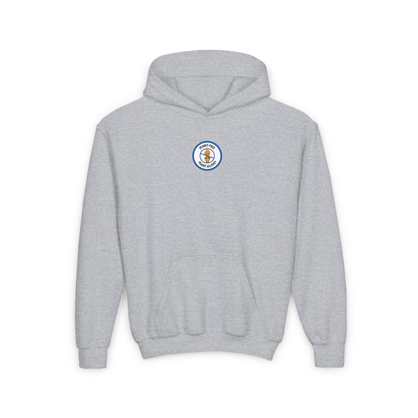 Peanut Allergy Blue Logo Youth Hoodie