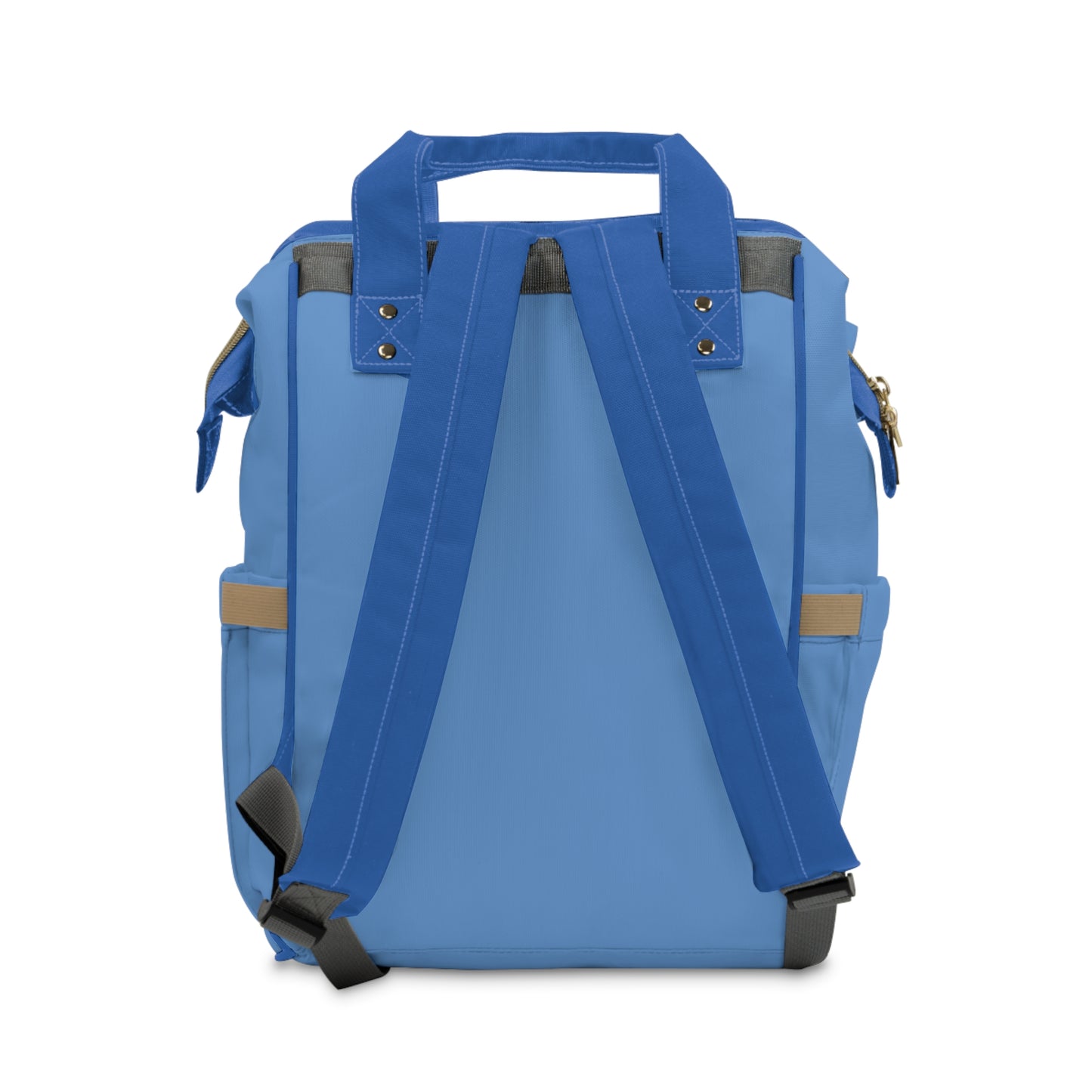 Blue Striped Diaper Backpack