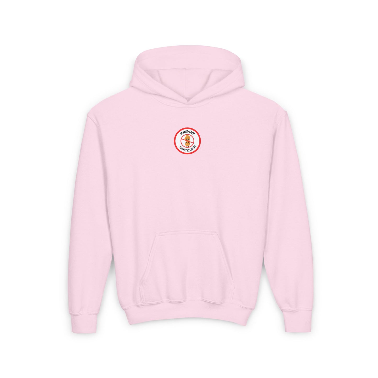 Peanut Allergy Red Logo Youth Hoodie