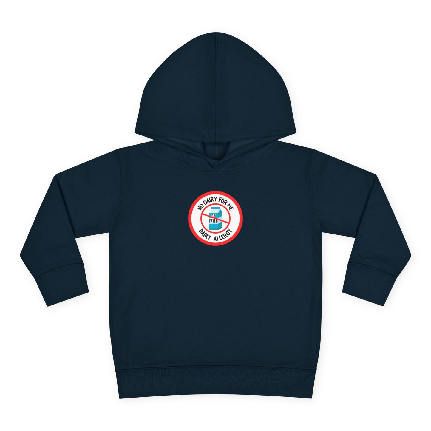 Dairy Allergy Red Logo Toddler Hoodie