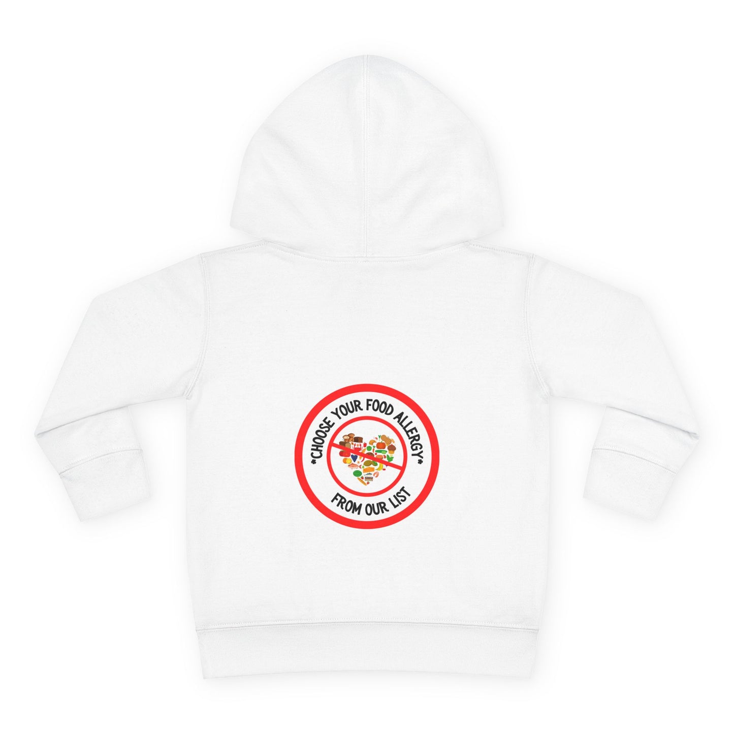 Other Food Allergies Red Logo Toddler Hoodie