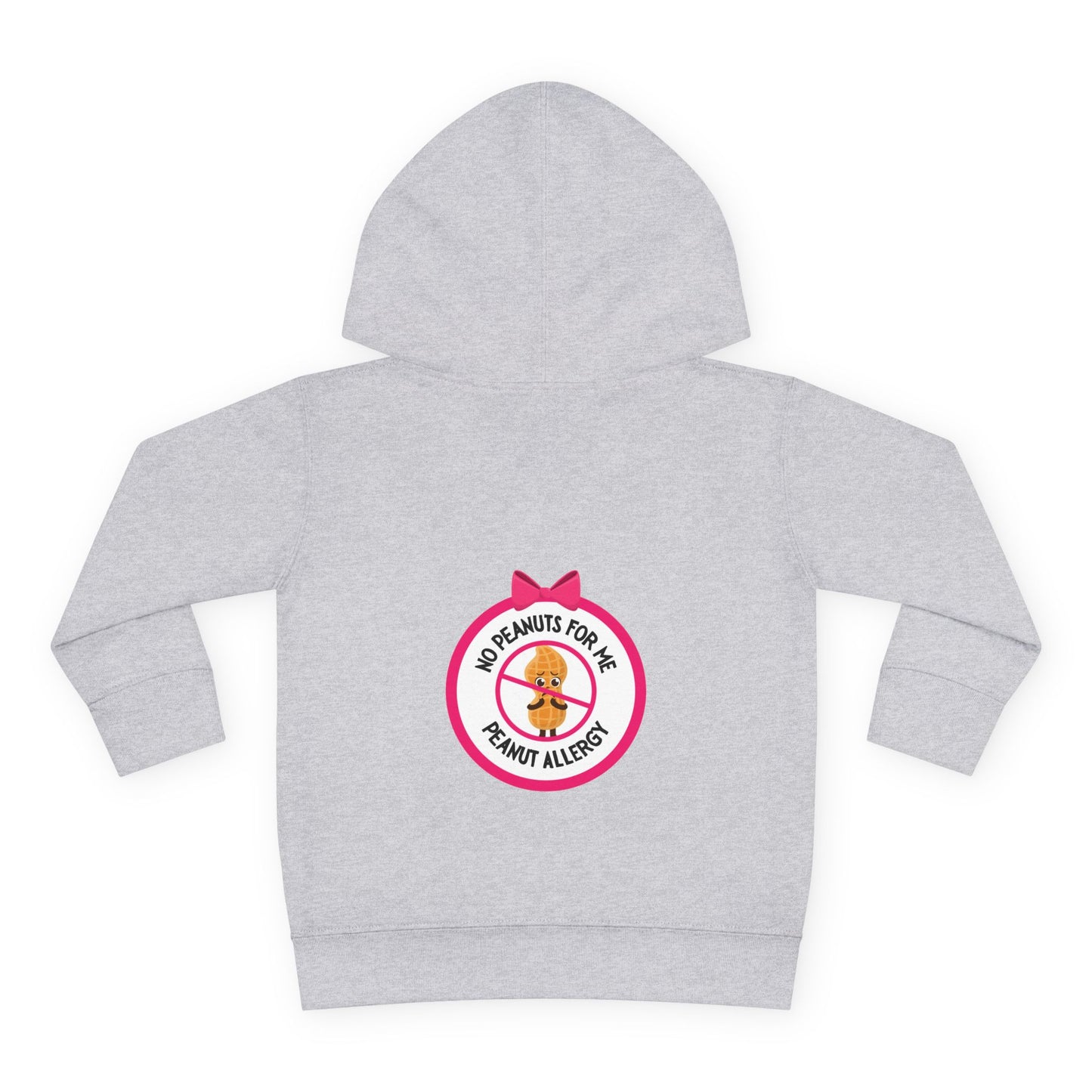 Peanut Allergy Pink Logo Toddler Hoodie