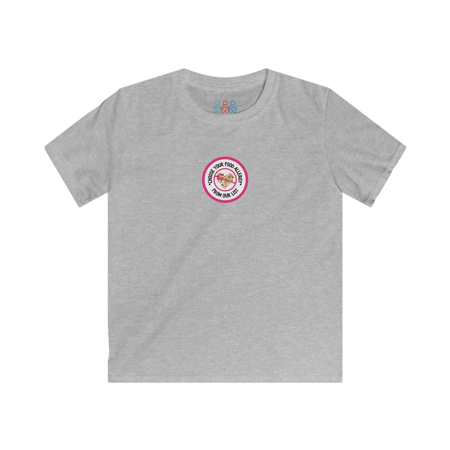 Other Food Allergies Pink Logo Youth Tee